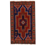 Hand Knotted Baluchi Rug 2' 12" x 4' 9" - No. AL12903