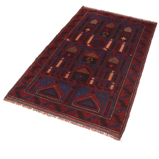 Handmade Prayer Rug 2' 11" x 4' 9" - No. AL54380