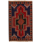 Hand Knotted Baluchi Rug 3' 1" x 4' 8" - No. AL27754