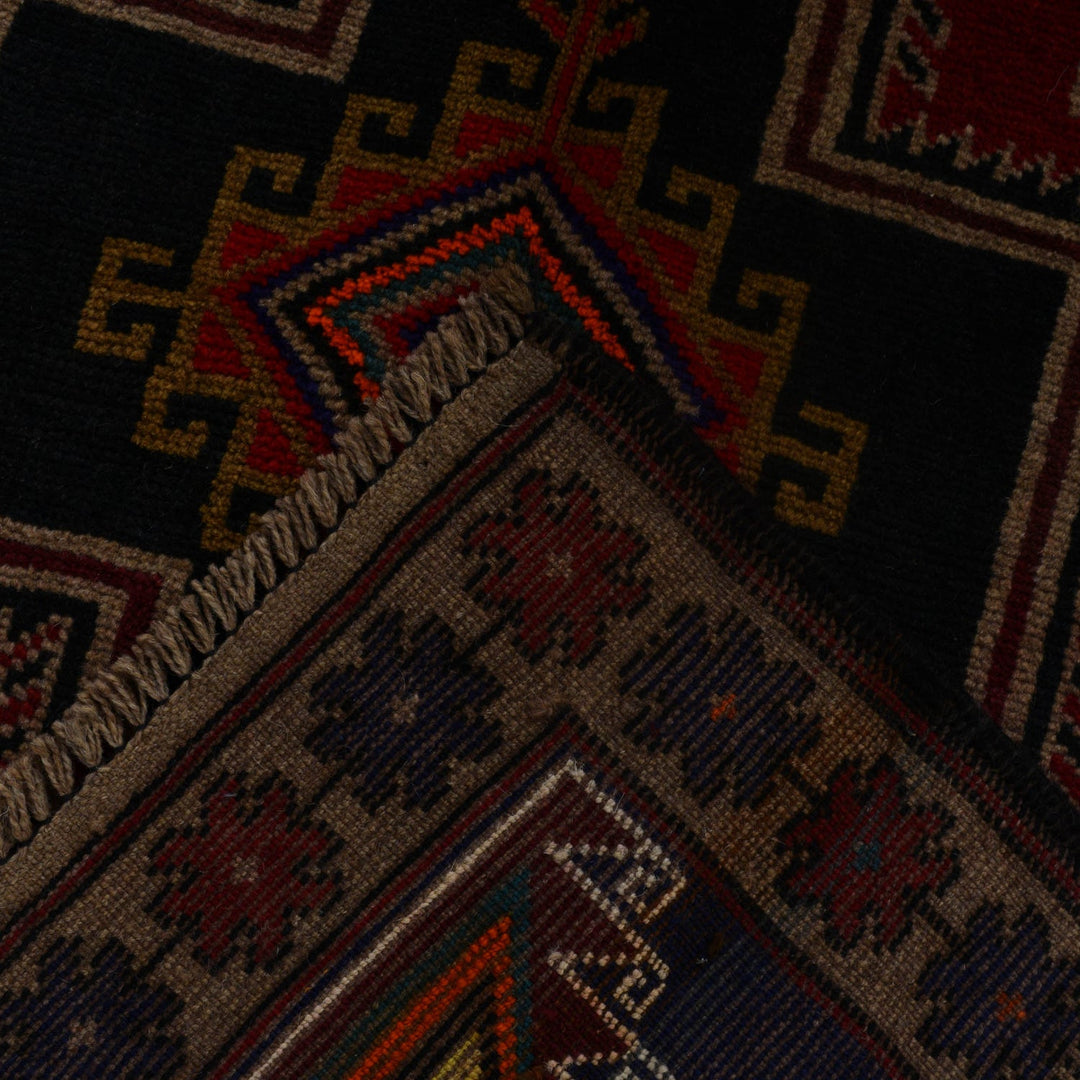 Hand Knotted Baluchi Rug 3' 1" x 4' 8" - No. AL27754