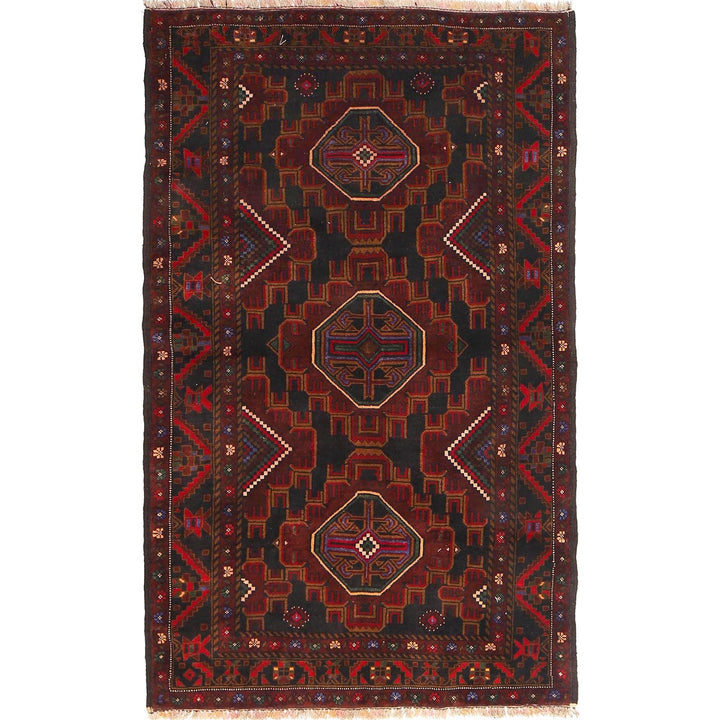 Traditional Baloch Rug 3' 10" x 6' 2" - No. AL94989