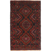 Traditional Baloch Rug 3' 10" x 6' 2" - No. AL94989