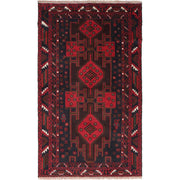 Traditional Baloch Rug 3' 8" x 6' 2" - No. AL58980