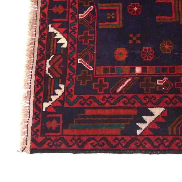 Traditional Baloch Rug 3' 8" x 6' 2" - No. AL58980