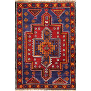 Hand Knotted Baluchi Rug 3' 3" x 4' 9" - No. AL43830
