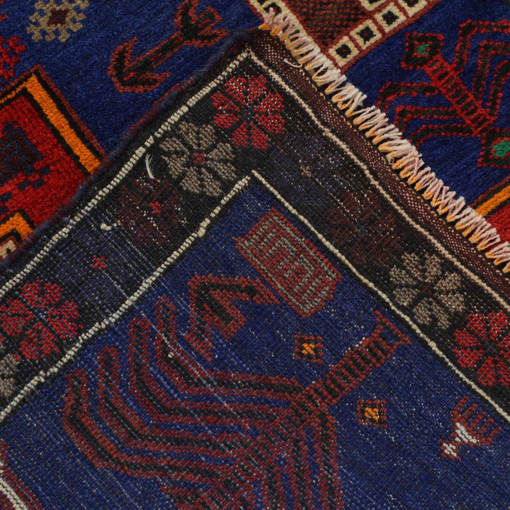 Handmade Balochi Carpet 2' 11" x 4' 3" - No. AL60374