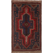 Hand Knotted Baluchi Rug 2' 11" x 4' 11" - No. AL16288
