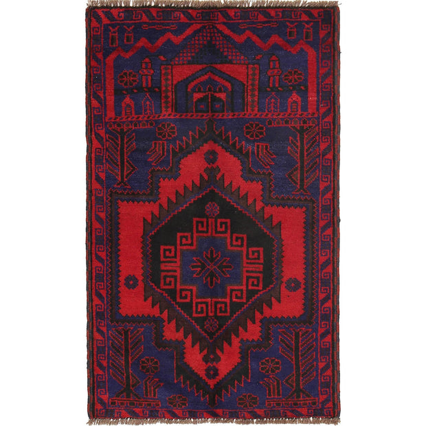 Handmade Prayer Rug 2' 10" x 4' 8" - No. AL42327