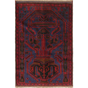 Handmade Balochi Carpet 3' 1" x 4' 6" - No. AL12722