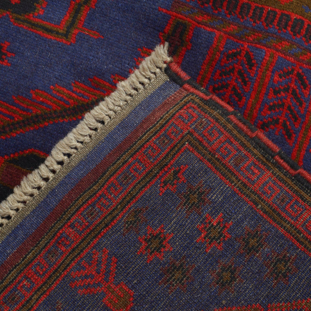 Handmade Balochi Carpet 3' 1" x 4' 6" - No. AL12722