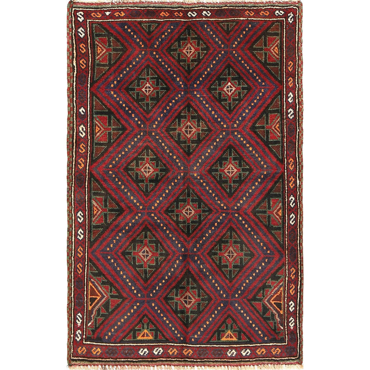 Handmade Balochi Carpet 2' 10" x 4' 5" - No. AL96471