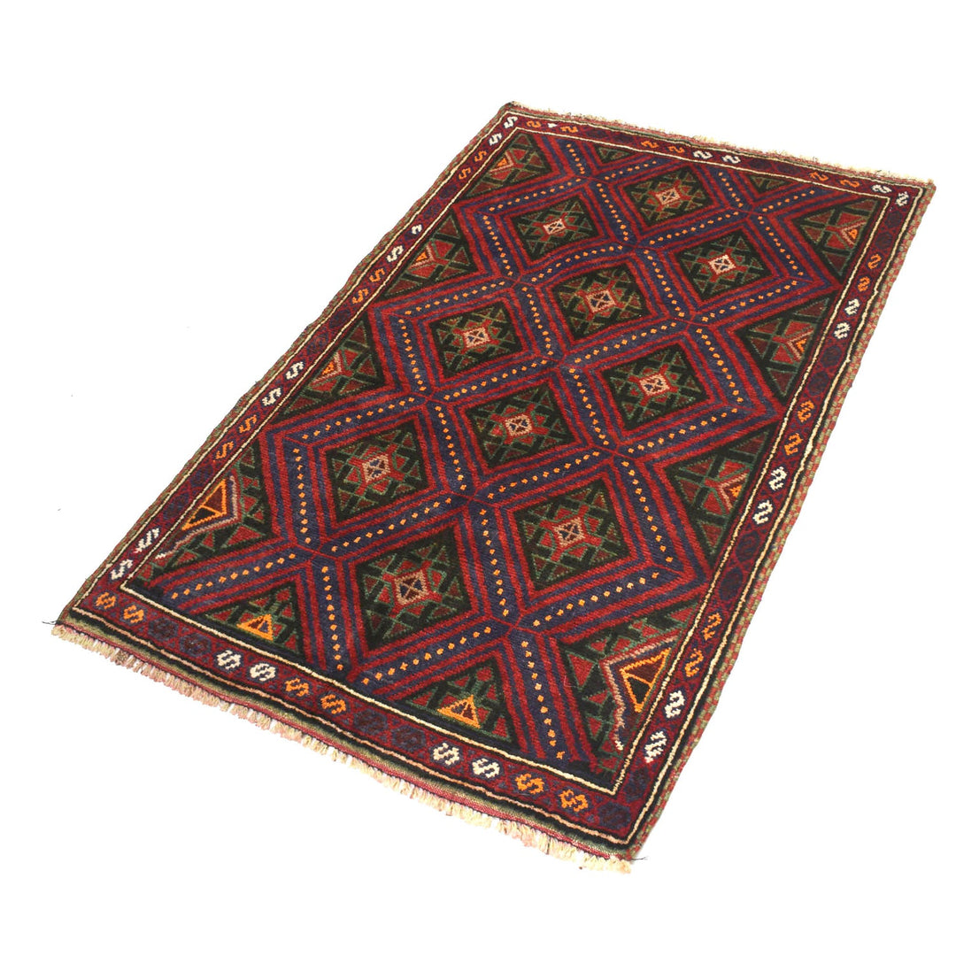 Handmade Balochi Carpet 2' 10" x 4' 5" - No. AL96471