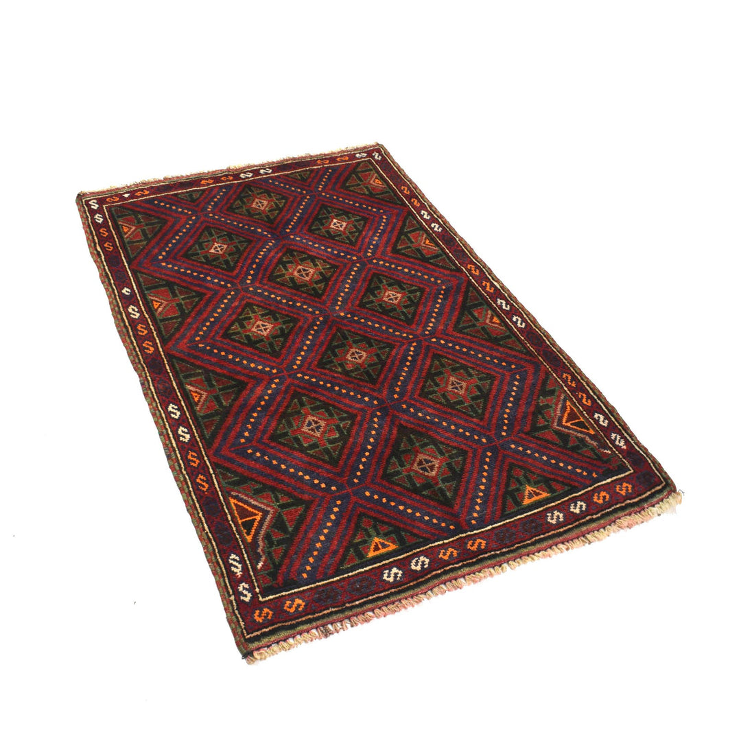 Handmade Balochi Carpet 2' 10" x 4' 5" - No. AL96471