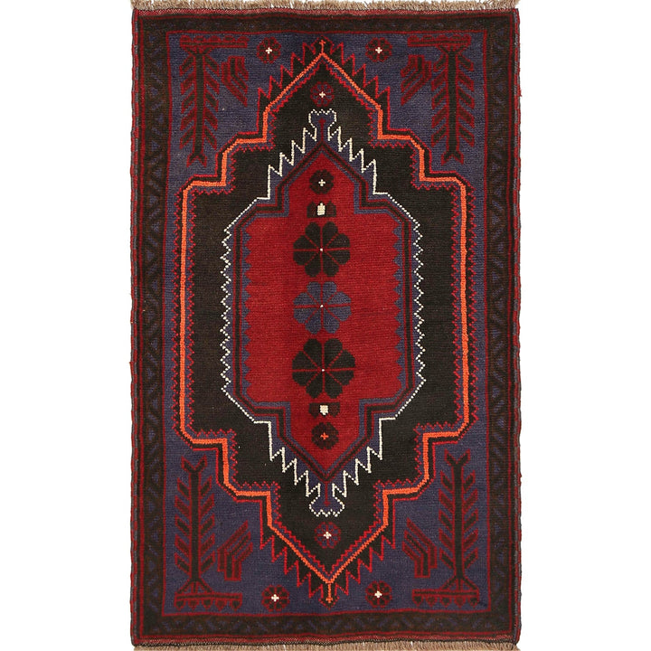 Handmade Balochi Carpet 2' 9" x 4' 8" - No. AL92508