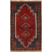 Handmade Balochi Carpet 2' 11" x 4' 8" - No. AL23099