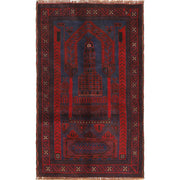Handmade Prayer Rug 2' 9" x 4' 6" - No. AL81944