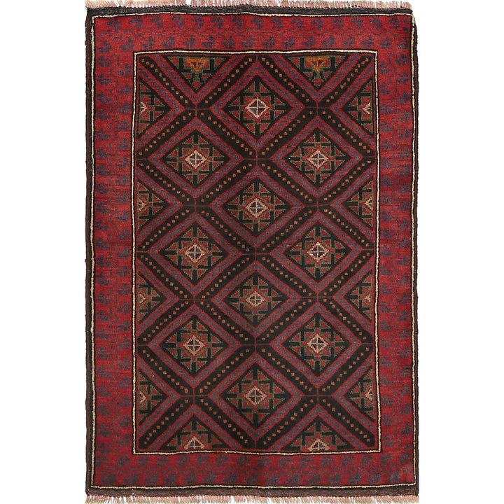 Handmade Balochi Carpet 2' 11" x 4' 5" - No. AL19927