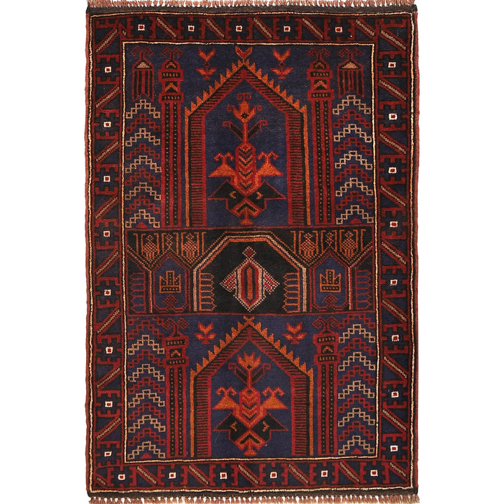 Handmade Prayer Rug 3' 0" x 4' 9" - No. AL57164