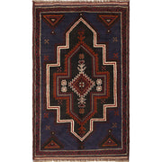 Hand Knotted Baluchi Rug 2' 11" x 4' 7" - No. AL44167