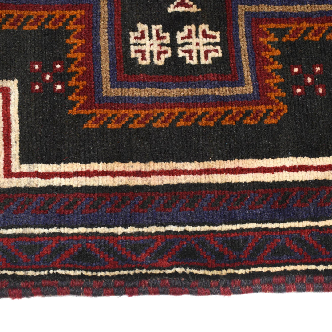 Hand Knotted Baluchi Rug 2' 11" x 4' 7" - No. AL44167