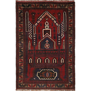 Hand Knotted Prayer Rug 2' 11" x 4' 4" - No. AL16993