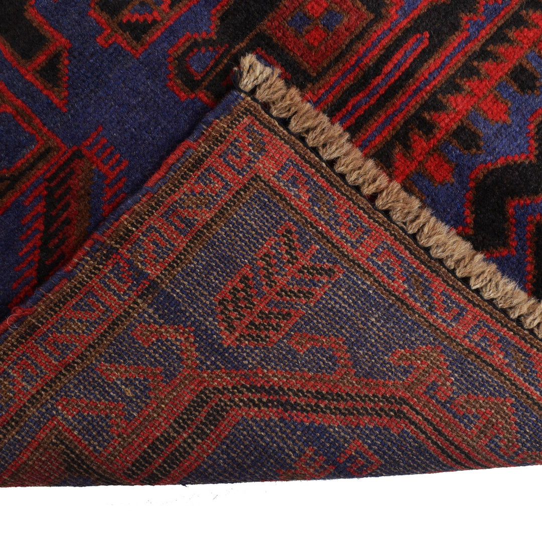 Handmade Balochi Carpet 2' 11" x 4' 8" - No. AL66301