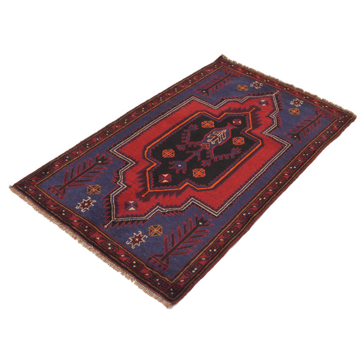 Baluch Small Size Rug 3' 0" x 4' 9" - No. AL21358