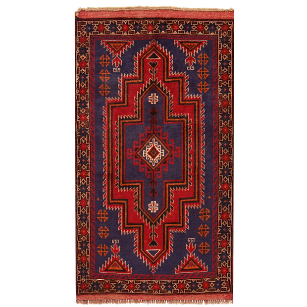 Baluch Small Size Rug 2' 11" x 4' 9" - No. AL97024