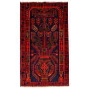 Handmade Balochi Carpet 2' 10" x 4' 9" - No. AL53046
