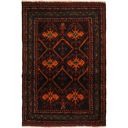 Traditional Baloch Rug 4' 1" x 5' 9" - No. AL59408