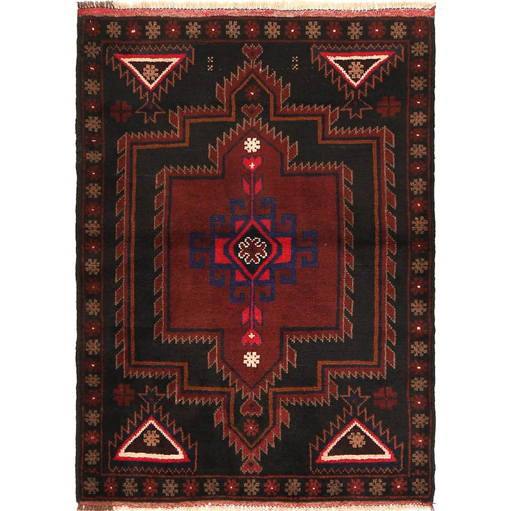 Handmade Balochi Carpet 2' 11" x 4' 0" - No. AL69554
