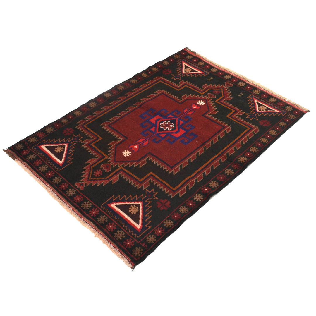 Handmade Balochi Carpet 2' 11" x 4' 0" - No. AL69554