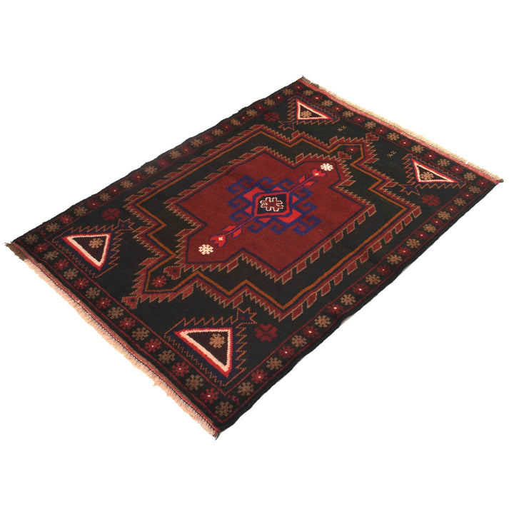 Handmade Balochi Carpet 2' 11" x 4' 0" - No. AL69554