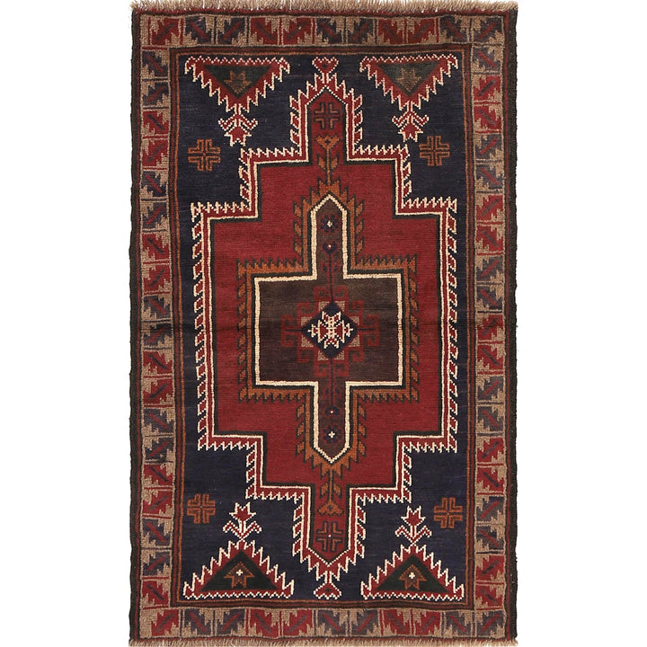 Handmade Balochi Carpet 2' 9" x 4' 7" - No. AL49960