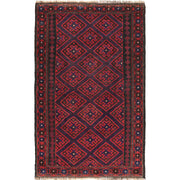Handmade Balochi Carpet 2' 11" x 4' 6" - No. AL84172