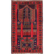 Handmade Prayer Rug 2' 11" x 4' 9" - No. AL23708