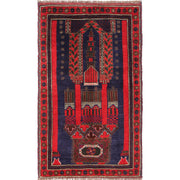 Small Prayer Carpet 3' 0" x 4' 11" - No. AL41938
