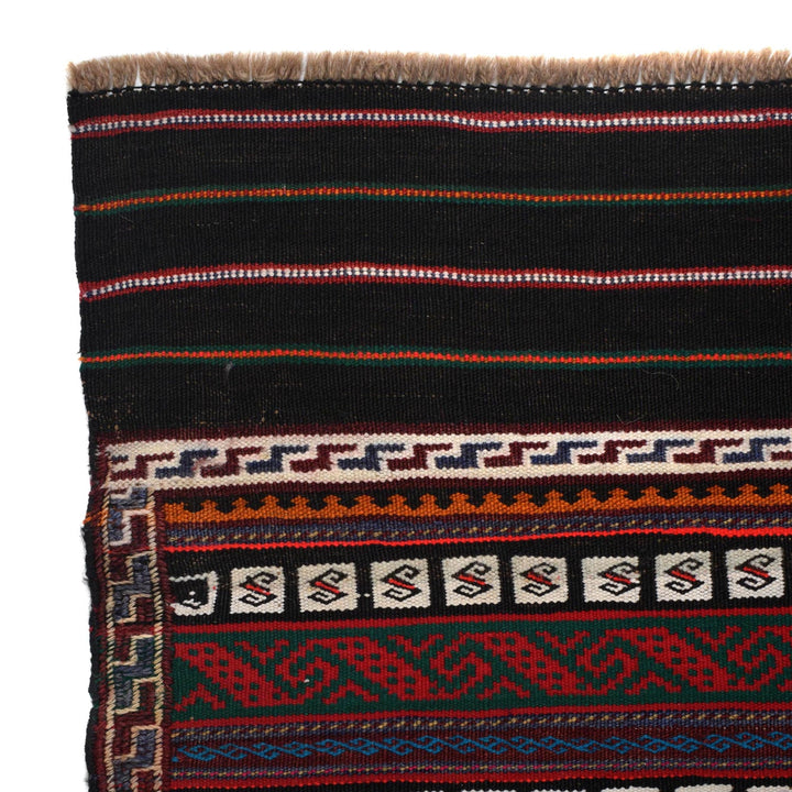 Afghan Laghari Kilim 4' 6" x 7' 8" - No. AL21810