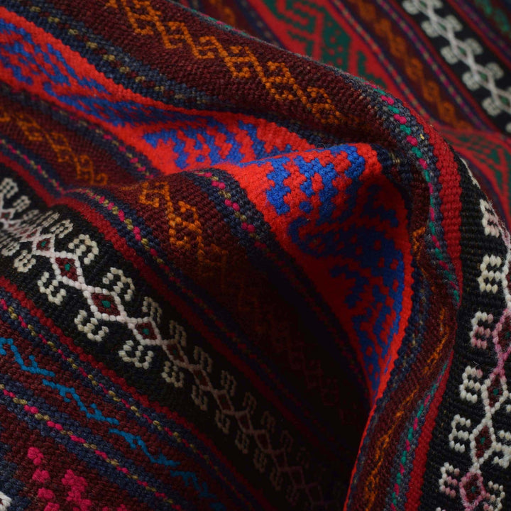 Afghan Laghari Kilim 4' 6" x 7' 8" - No. AL21810