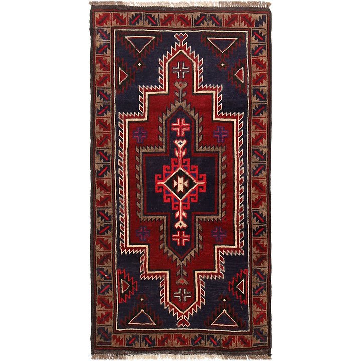 Handmade Balochi Carpet 2' 7" x 4' 9" - No. AL92457