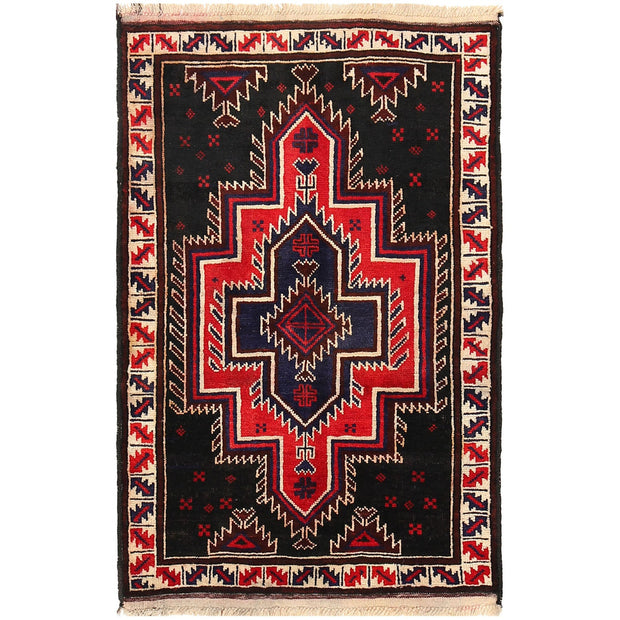 Handmade Balochi Carpet 2' 10" x 4' 3" - No. AL66173