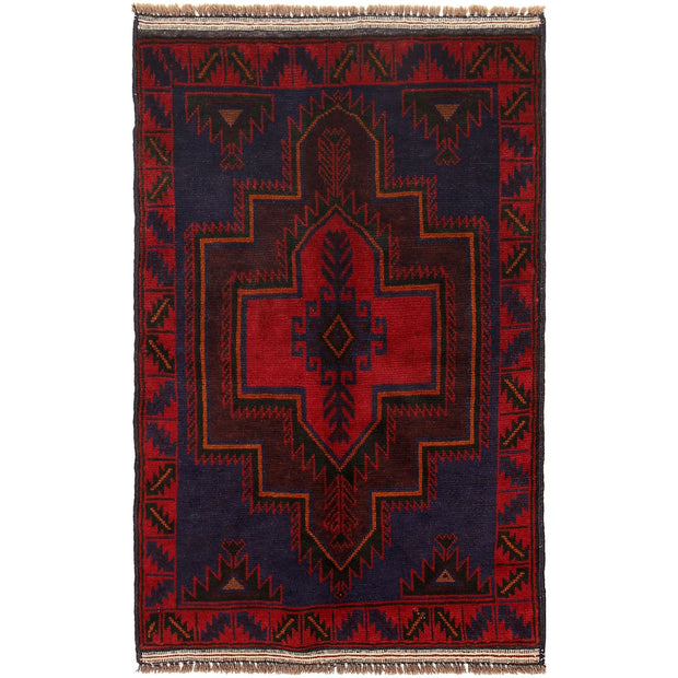 Handmade Balochi Carpet 2' 11" x 4' 6" - No. AL10752