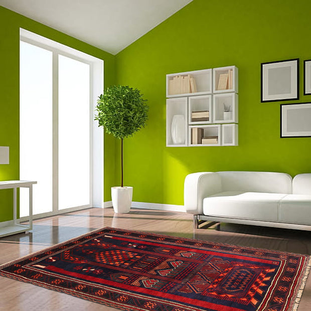 Small Prayer Carpet 3' 2" x 5' 3" - No. AL99304