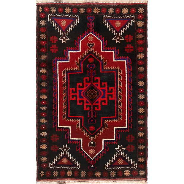 Handmade Balochi Carpet 2' 9" x 4' 5" - No. AL53735