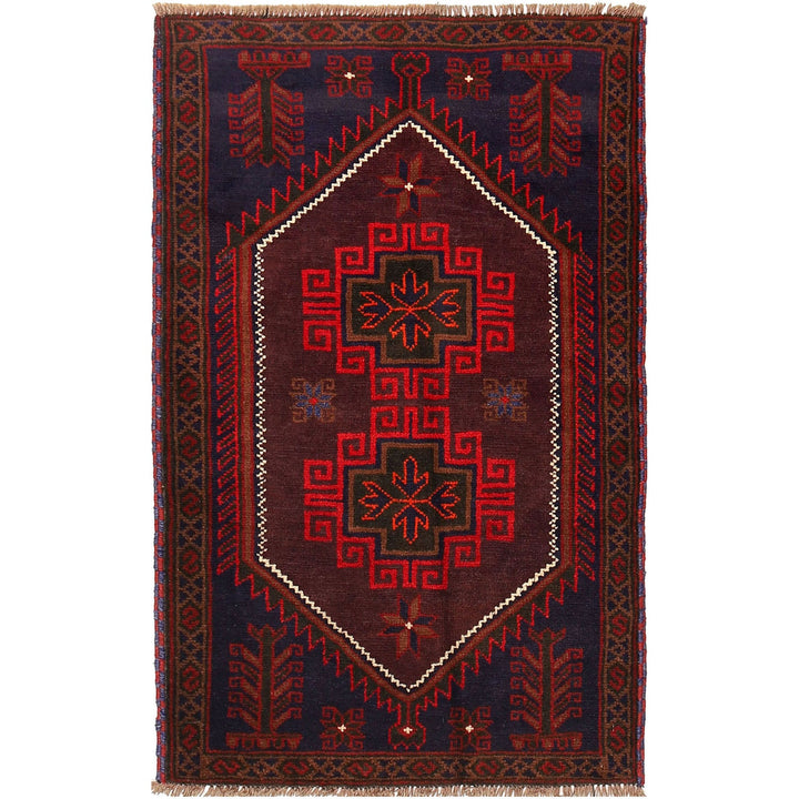 Handmade Balochi Carpet 2' 9" x 4' 6" - No. AL46539