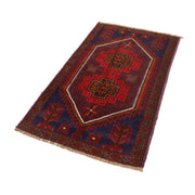 Handmade Balochi Carpet 2' 9" x 4' 6" - No. AL46539
