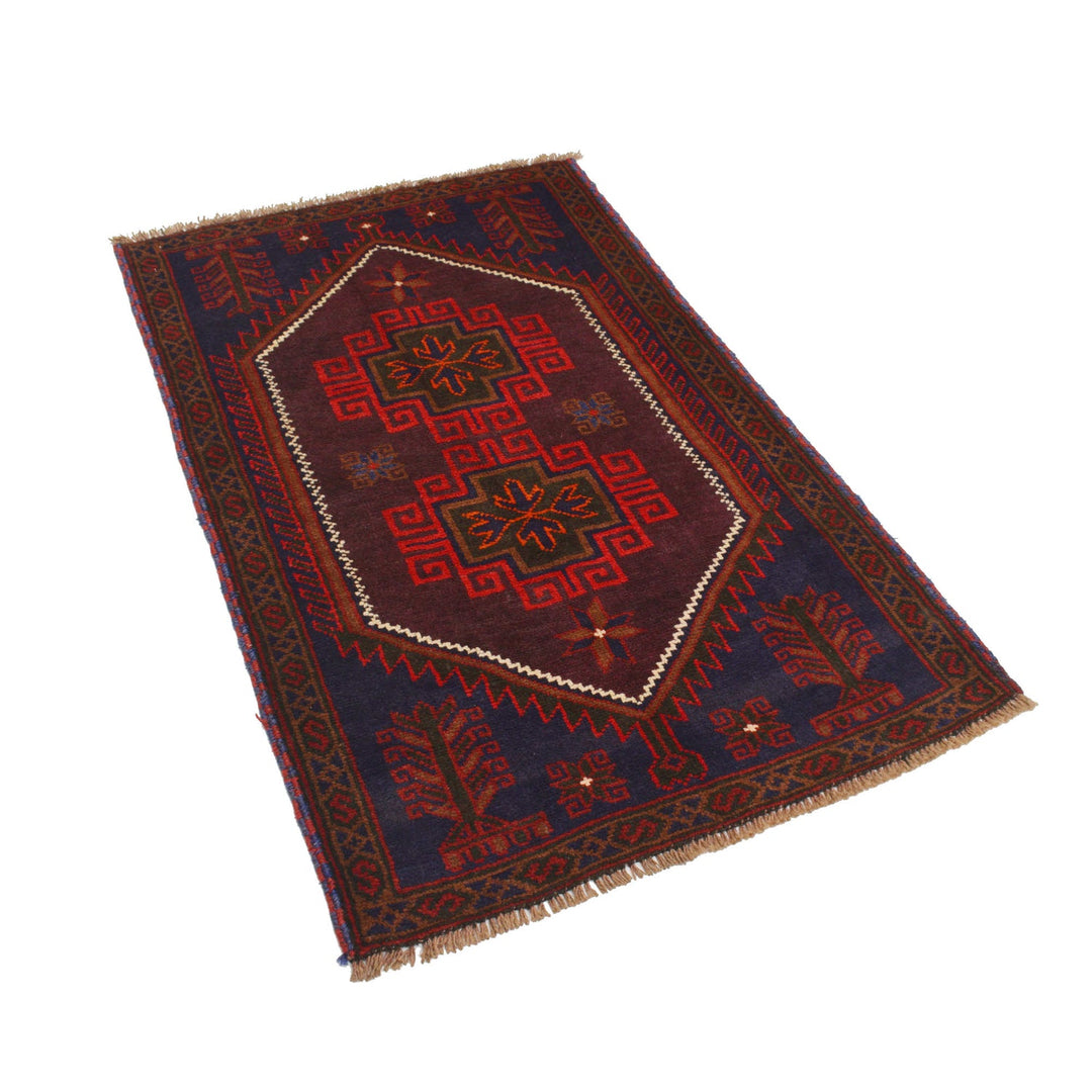 Handmade Balochi Carpet 2' 9" x 4' 6" - No. AL46539