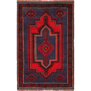 Handmade Balochi Carpet 3' 0" x 4' 8" - No. AL14984