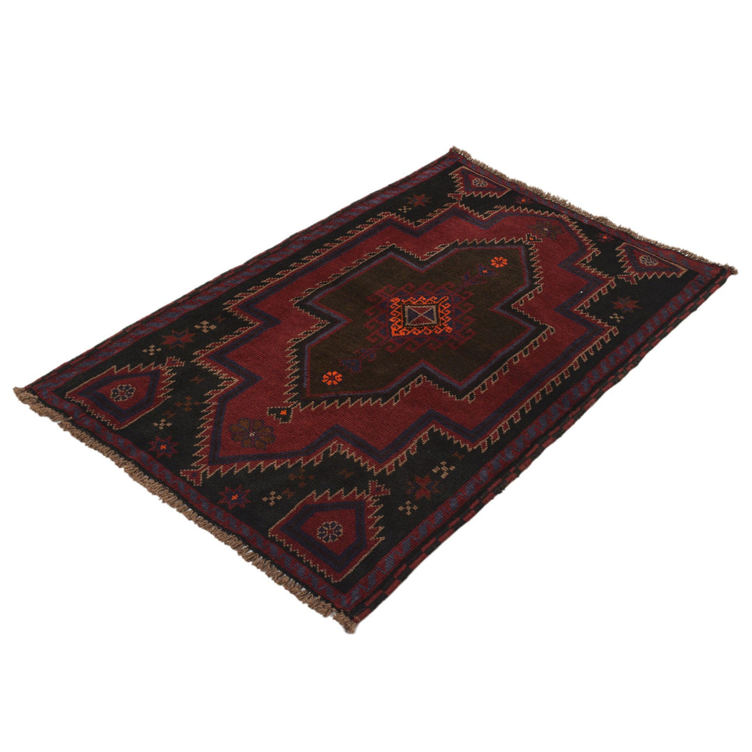 Handmade Balochi Carpet 3' 0" x 4' 6" - No. AL53416