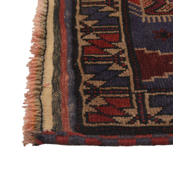 Afghan Prayer Rug 3' 2" x 4' 8" Hand-Knotted | No. AL61950